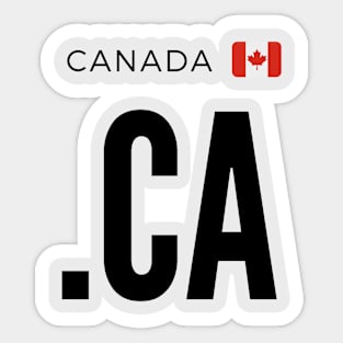 Canada .CA domain Sticker